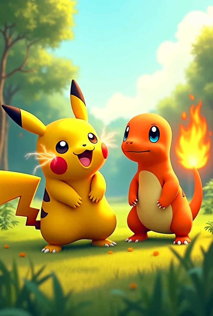 pikachu bạn nhỏ thân thiện