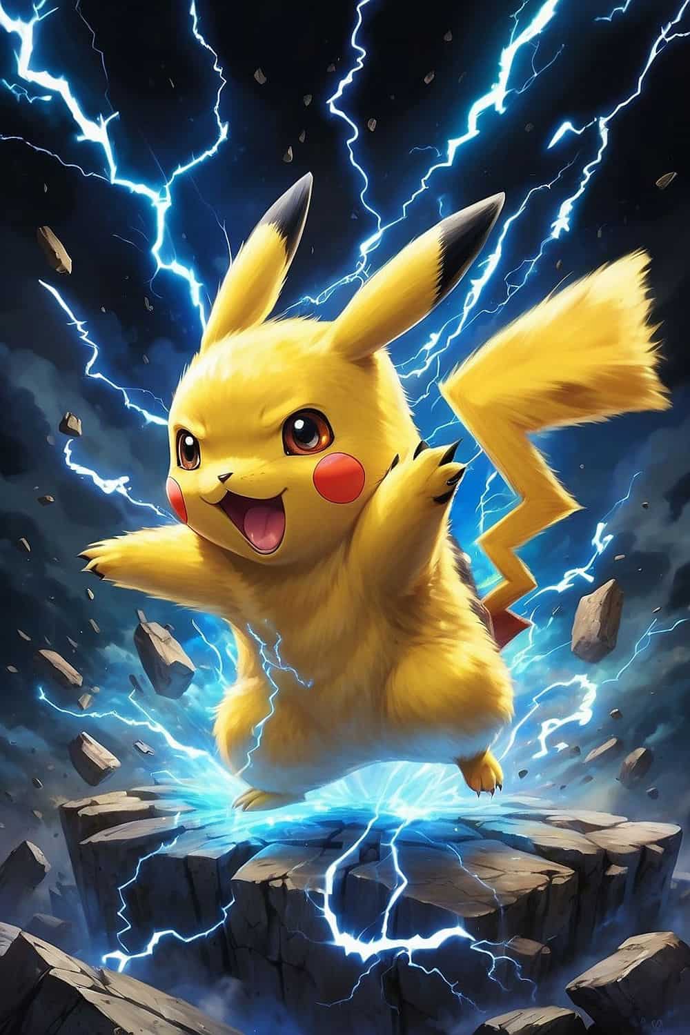 pikachu khoảnh khắc vui vẻ