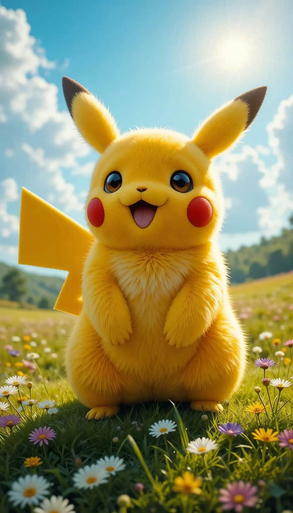 pikachu nụ cười tinh nghịch