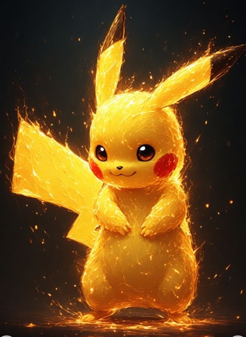 pikachu tạo hình chibi cute