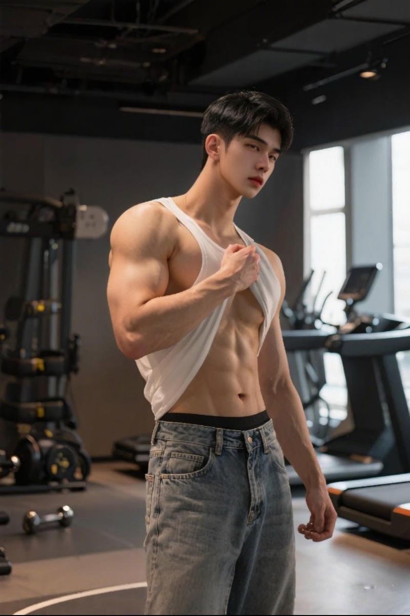 ảnh trai đẹp 6 múi săn gym