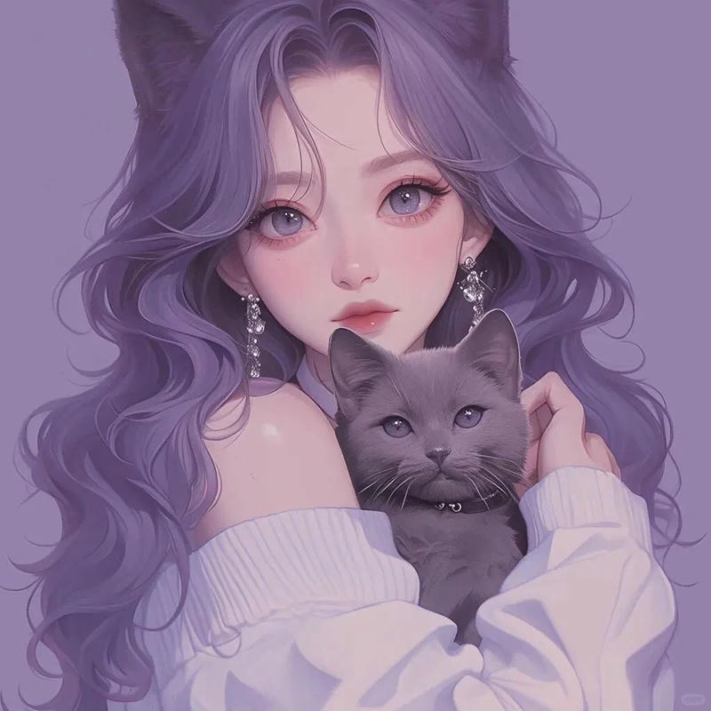 anime girl pose dễ thương