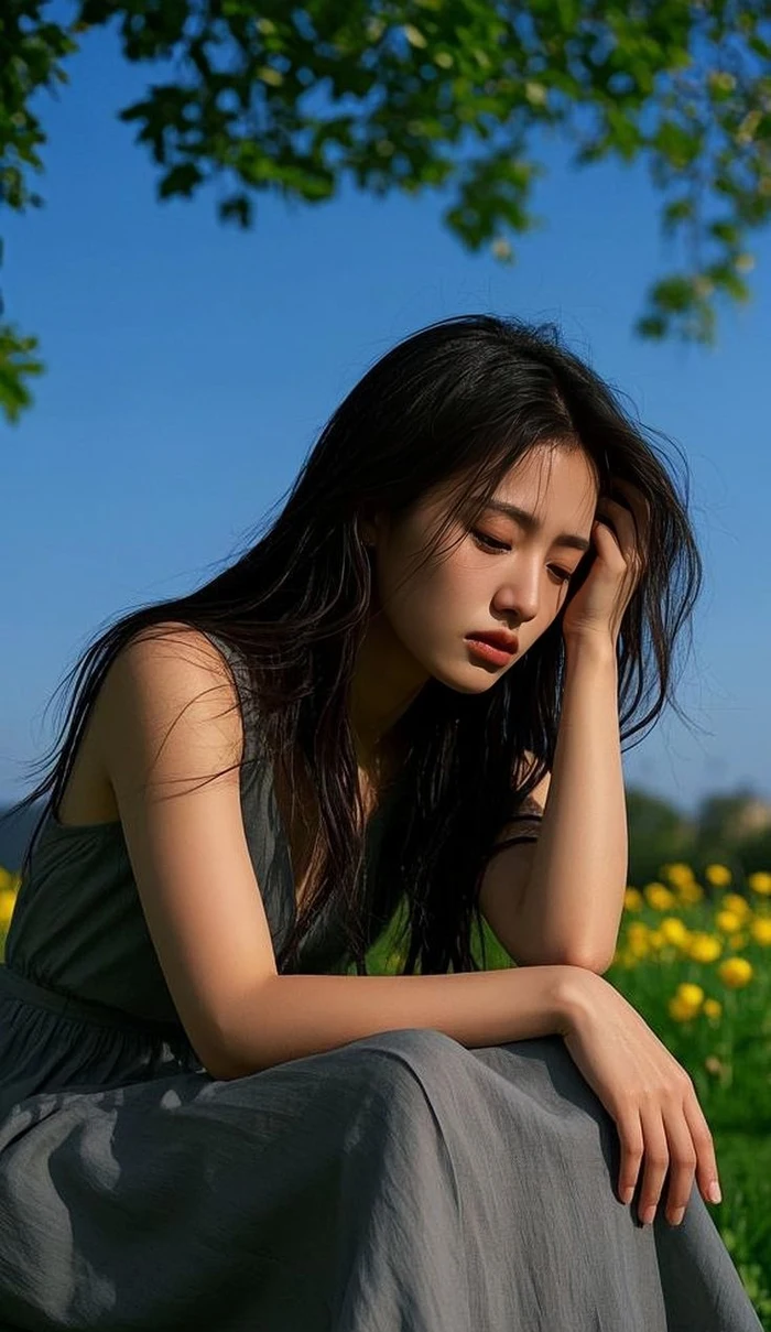 gái đẹp tâm trạng