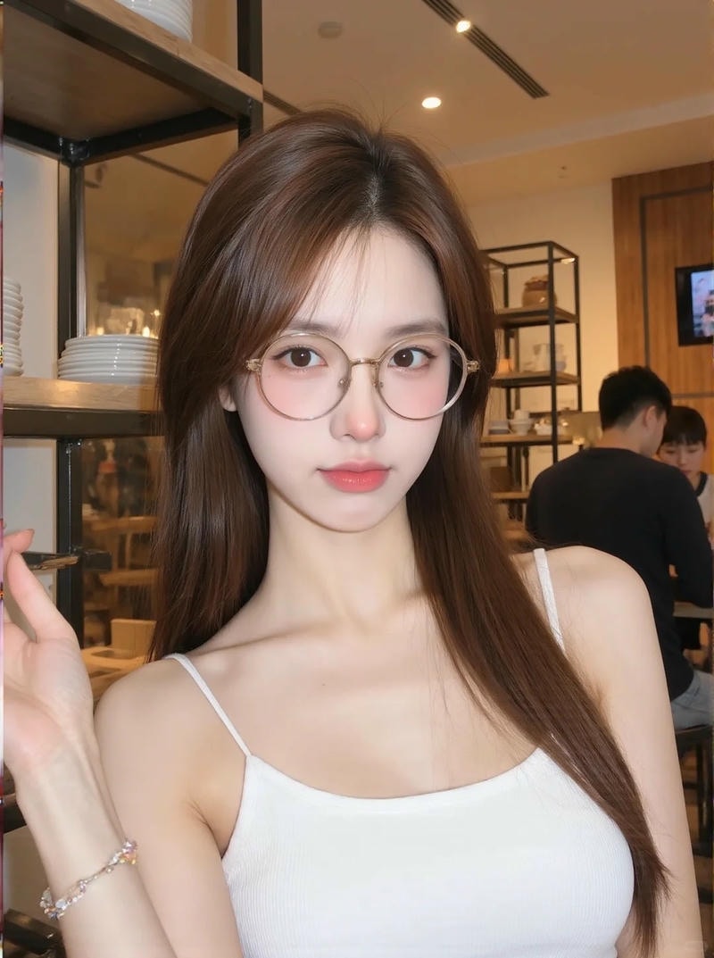 Xem hình gái xinh đeo kính