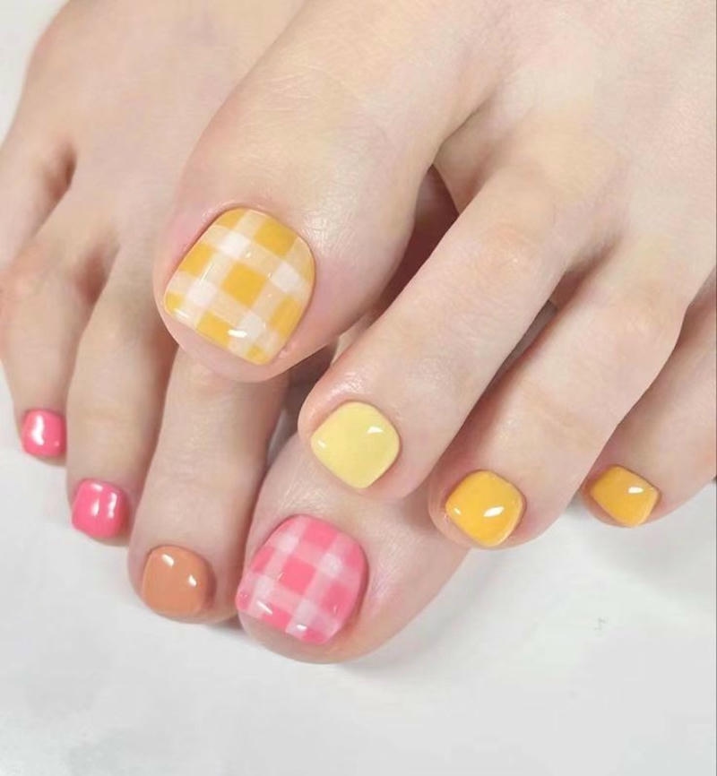 mẫu nail chân cực đẹp