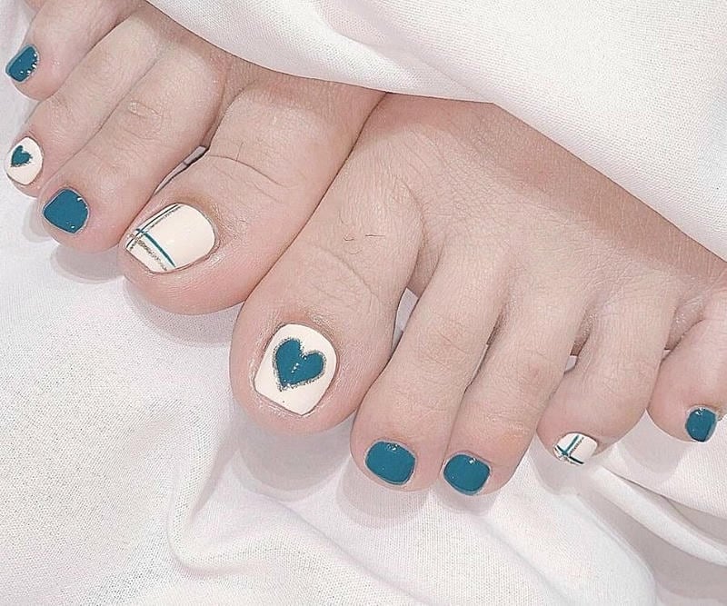 mẫu nail chân nghệ thuật