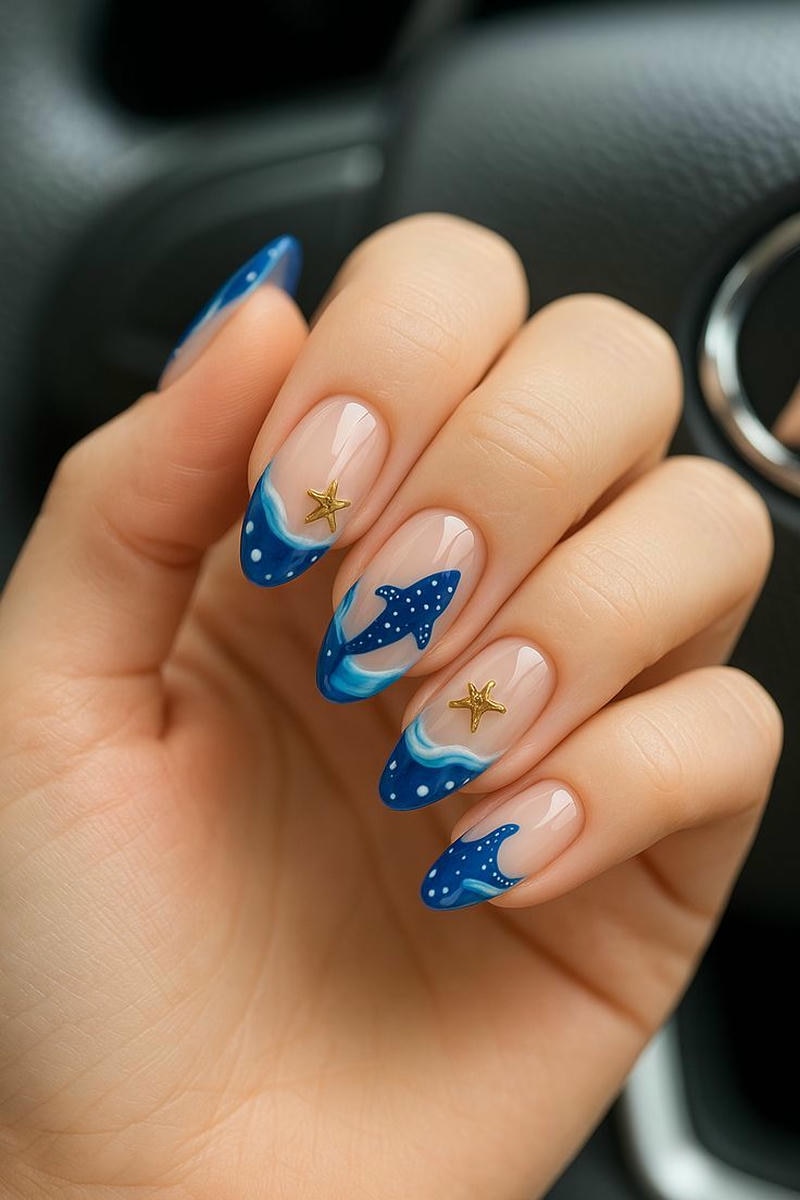 mau nail tay con vat xinh