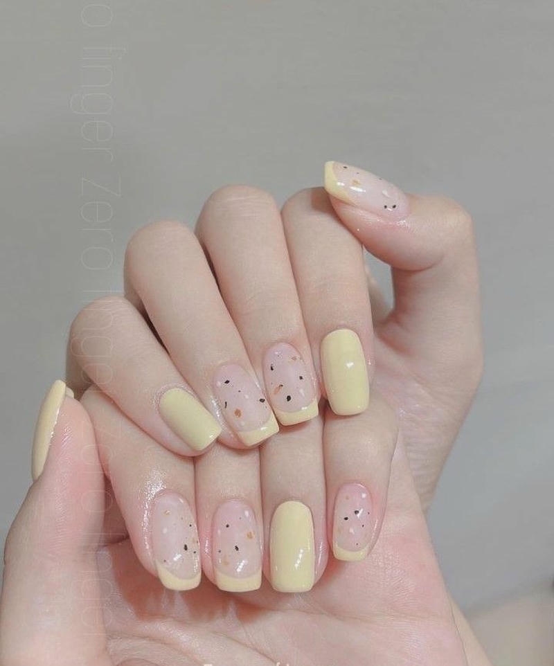 mẫu nail tay móng vuông