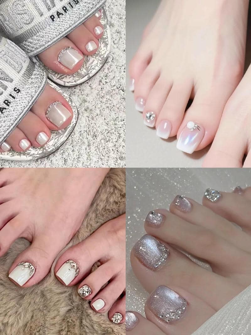 móng chân charm nữ tính