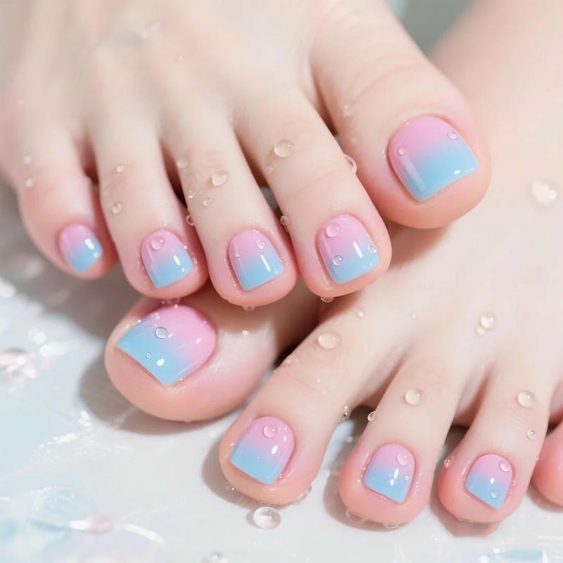 móng ombre dễ thương