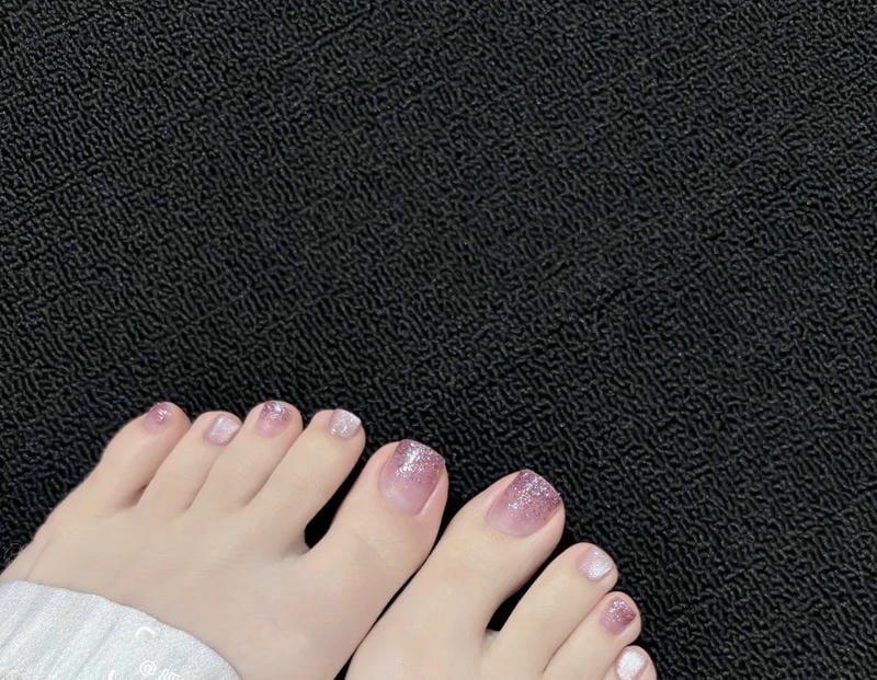 móng ombre dịu dàng