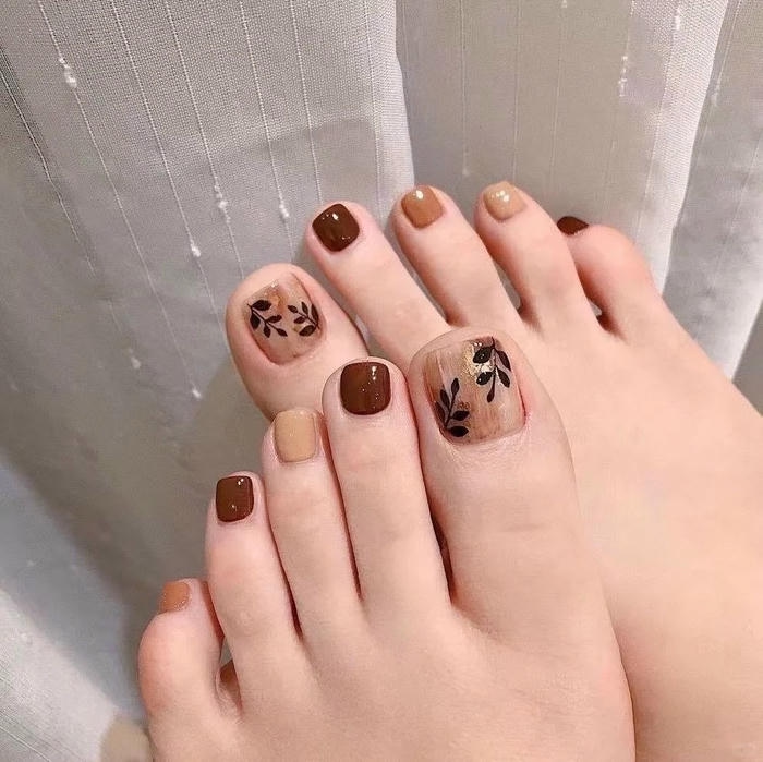 nail chân đi biển dễ thương cute
