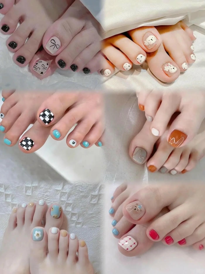 nail chân đi biển lung linh nổi bật