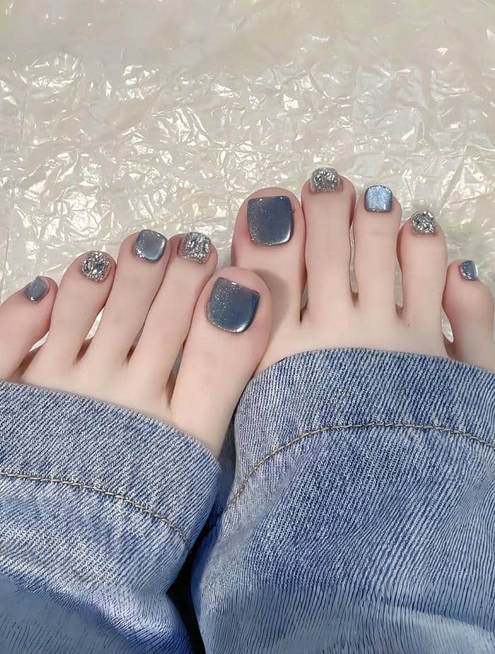 nail chân đi biển ngọt ngào