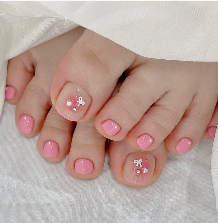 nail chân đơn giản hàng ngày