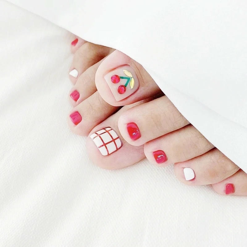 nail chân kẻ cực lung linh