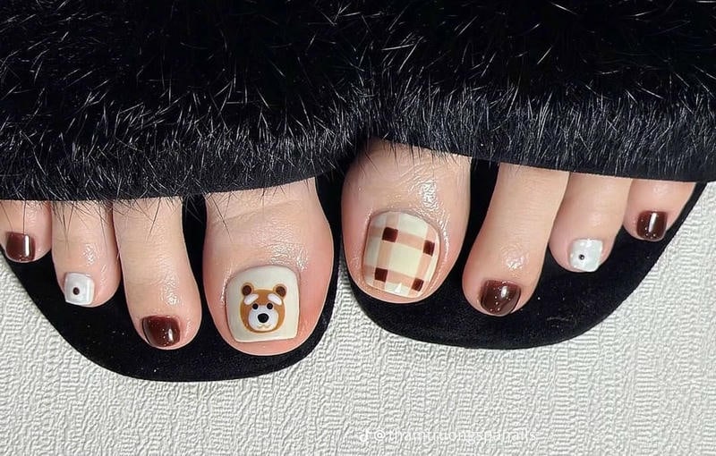 nail chân kẻ cực nổi bật