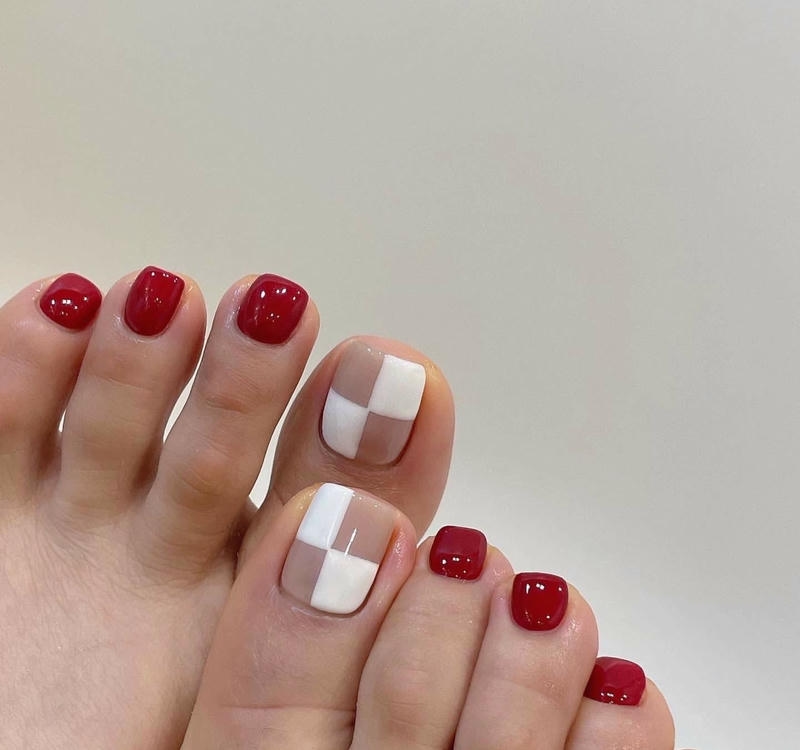 nail chân kẻ đẹp