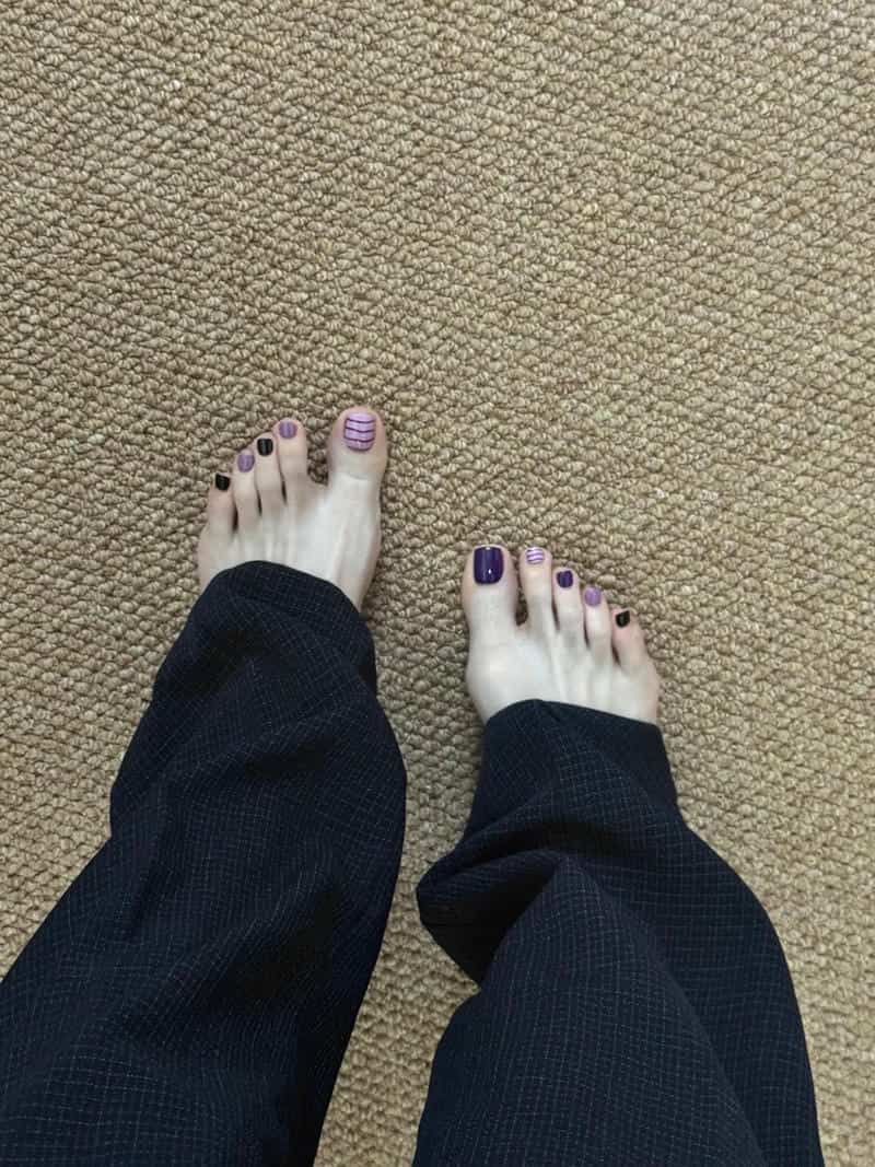 nail chân kẻ sang chảnh