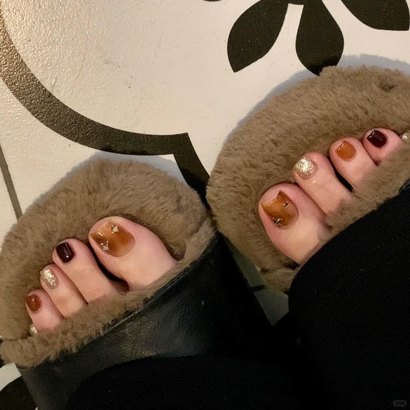 nail chân loang dáng móng đẹp