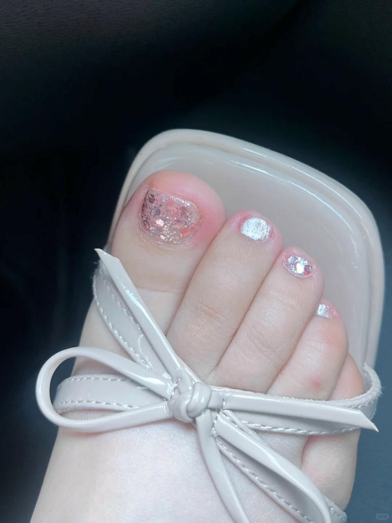 nail chân ngắn hot trend