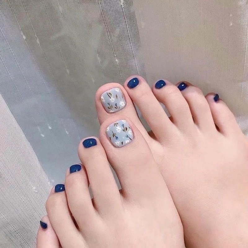 nail chân ngắn trẻ trung