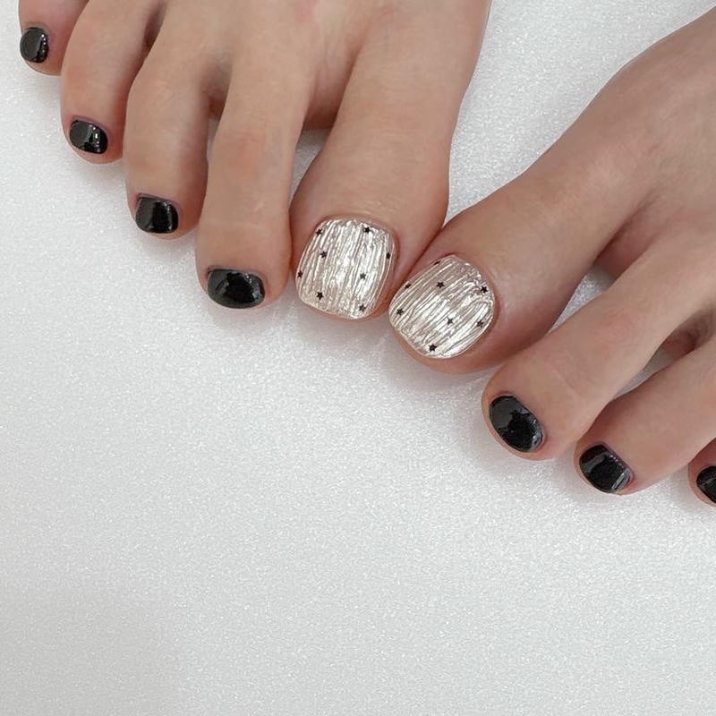 nail chân sang chảnh đi biển