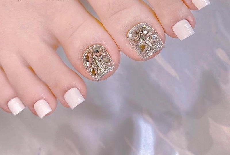 nail chân sang chảnh nổi bật