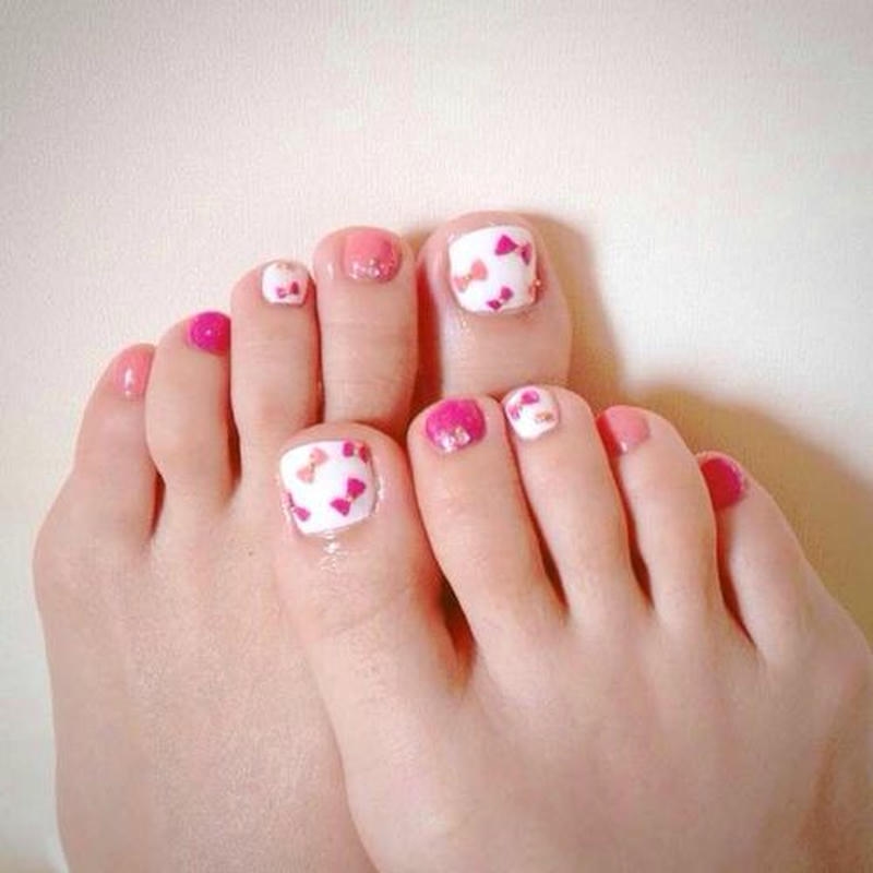 nail chân sáng da cực đẹp