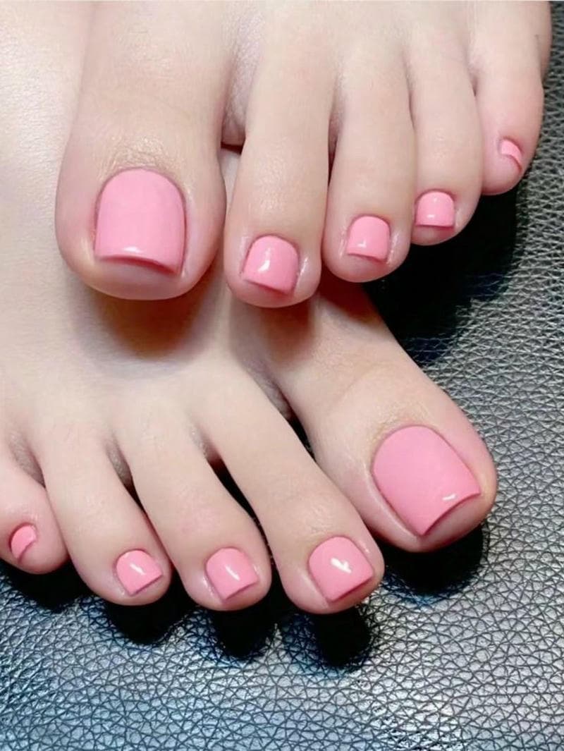 nail chân sáng da sang trọng