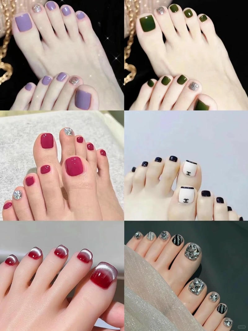 nail chân tết hợp xu hướng