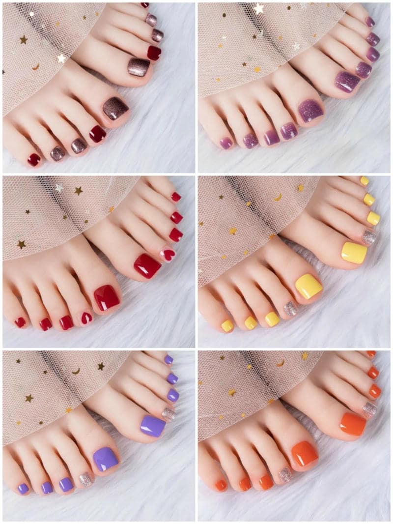 nail chân trơn cực lạ