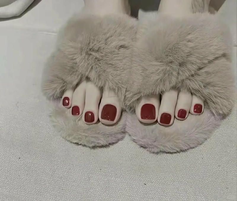 nail chân trơn phong cách