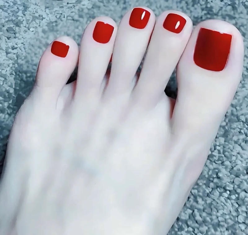 nail chân trơn thời thượng