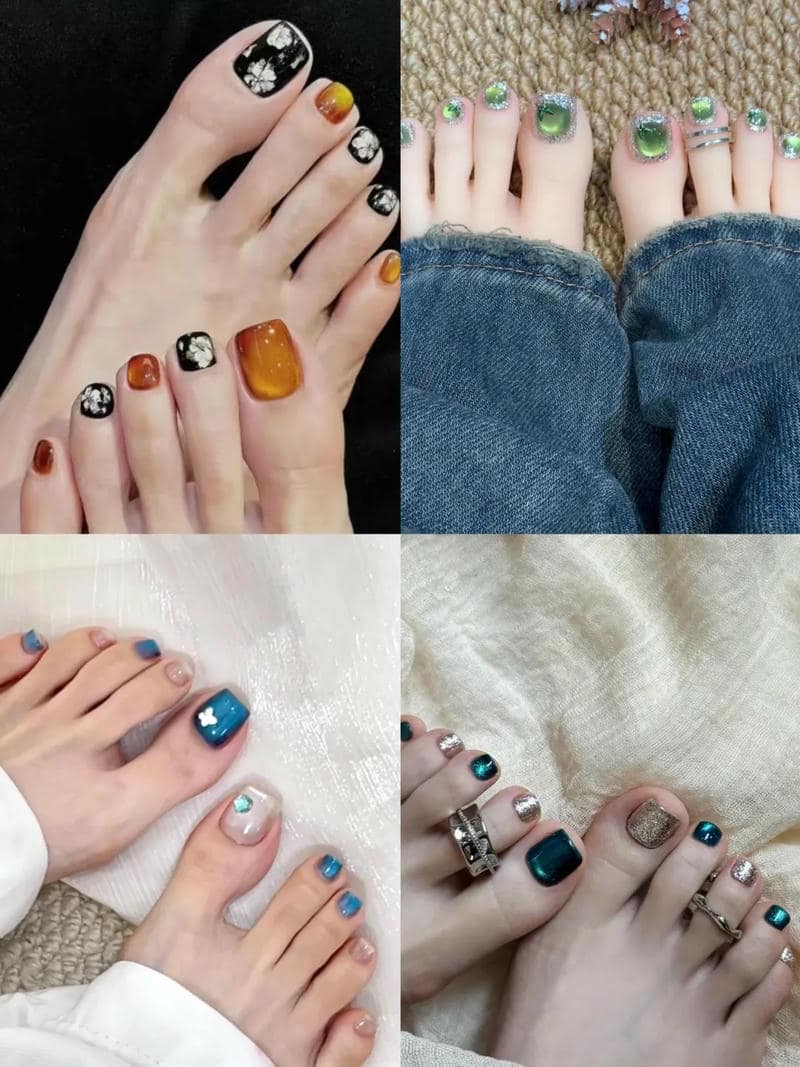 nail chân trung tuổi nổi bật