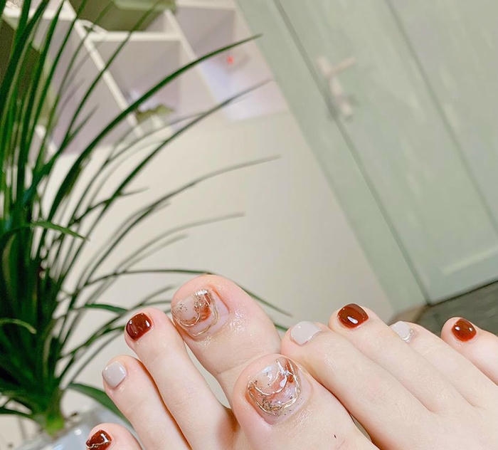 nail chân vân đá cực nổi bật