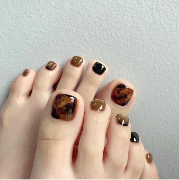 nail chân vân đá đơn giản