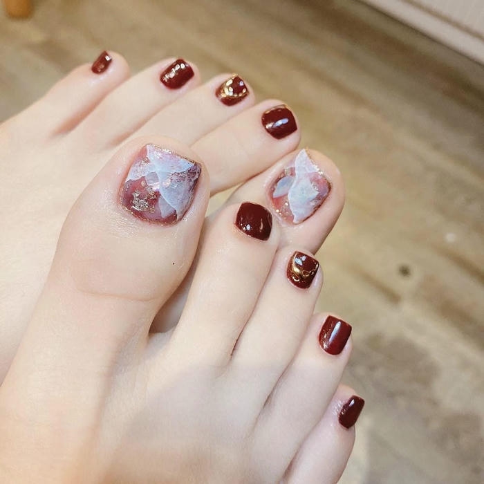 nail chân vân đá trẻ trung năng động