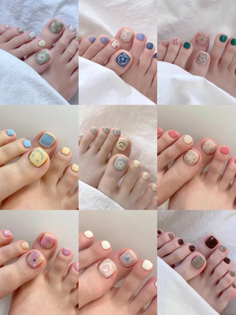 nail học sinh nữ tính