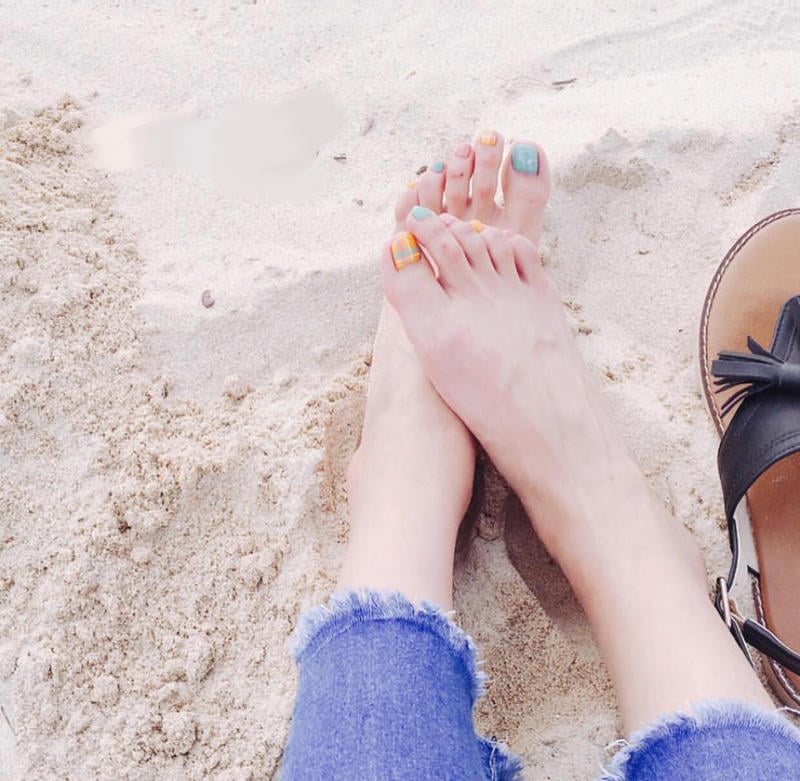 nail nhiều màu sắc cute