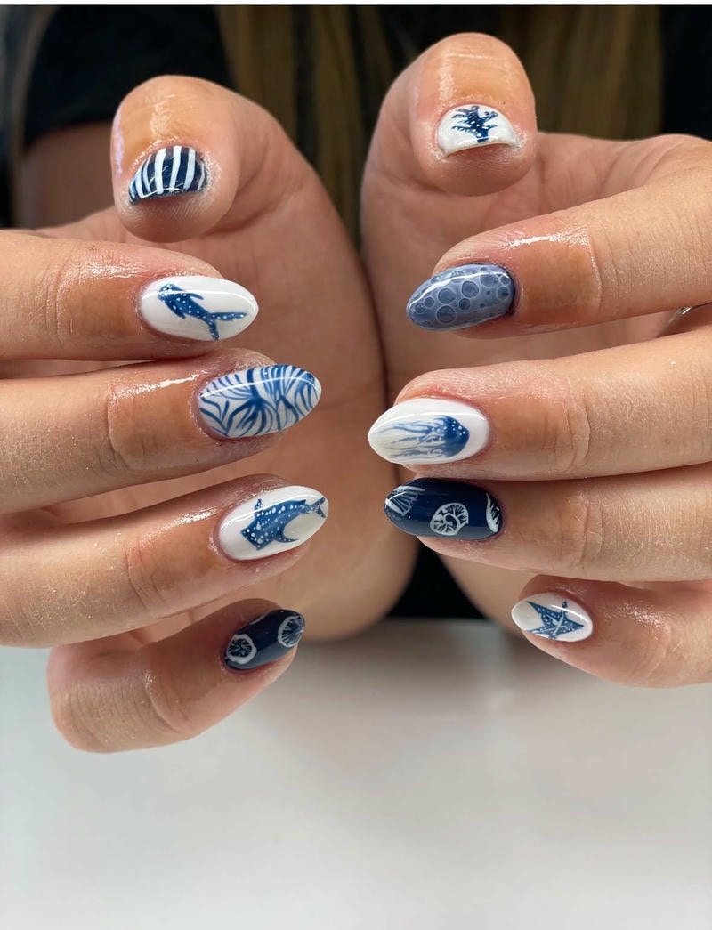 nail tay hình con vật nổi bật 2025