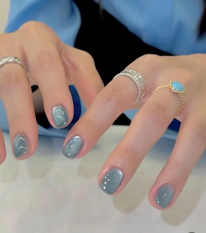 nail tay mắt mèo đẹp