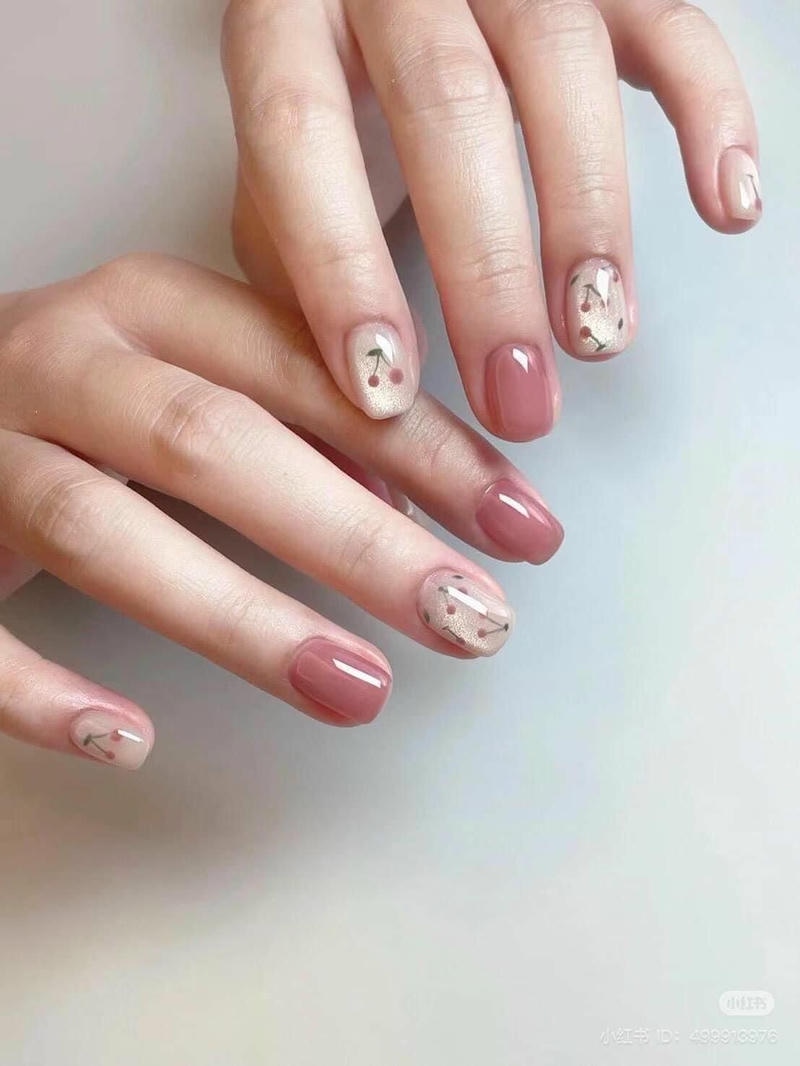 nail tay mắt mèo đi tiệc