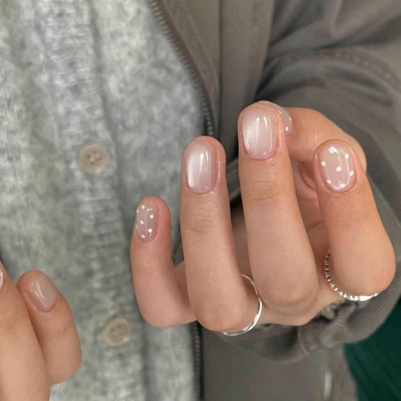nail tay mắt mèo hot trend
