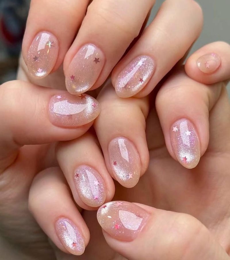nail tay mắt mèo nghệ thuật