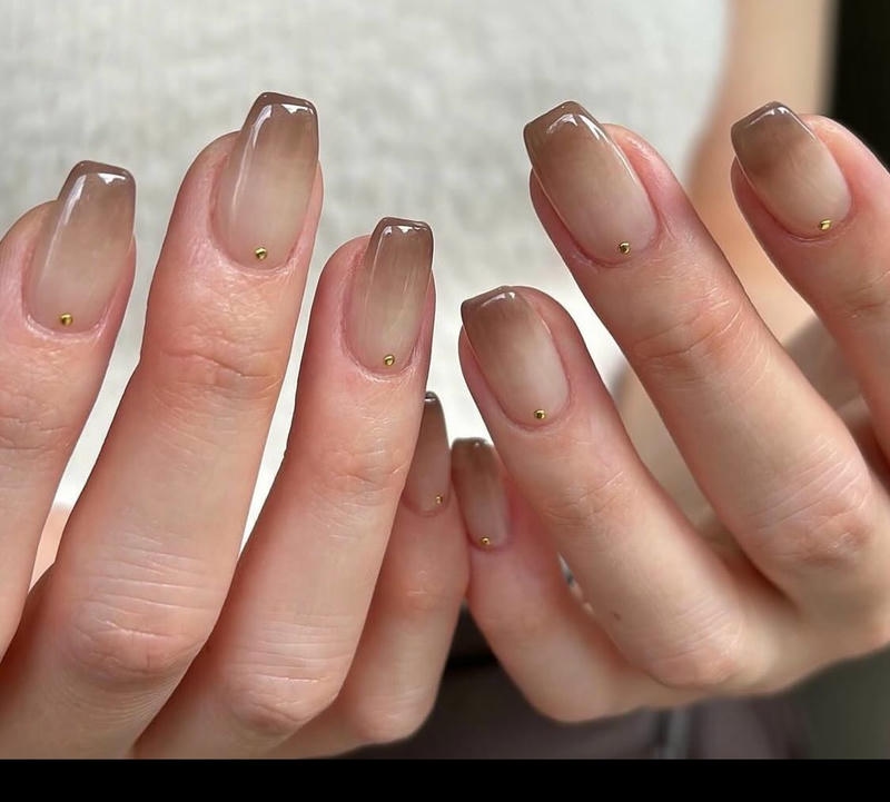 nail tay móng vuông cực long lanh