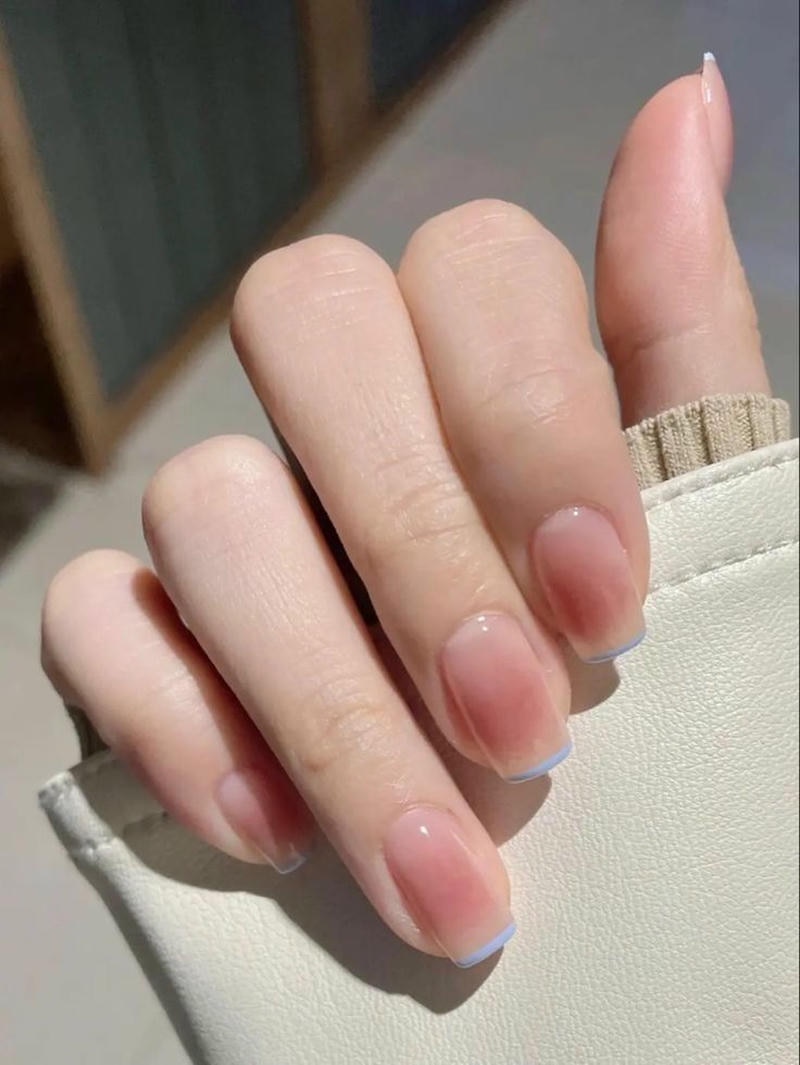 nail tay móng vuông đáng yêu