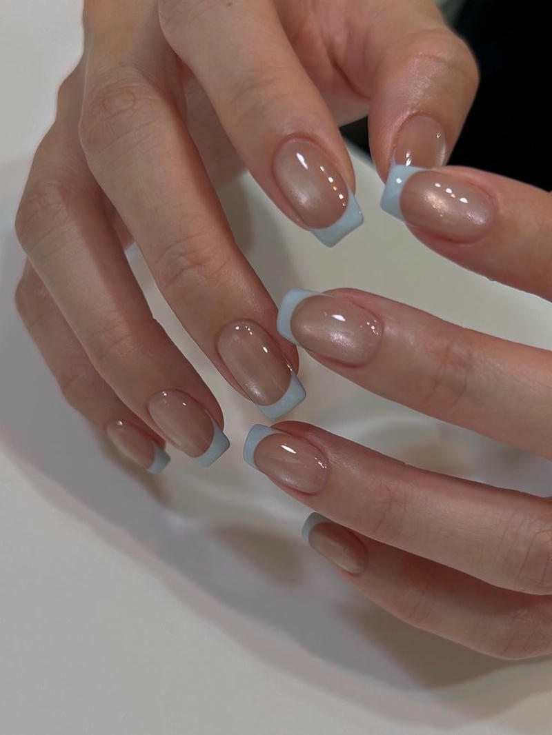 nail tay móng vuông phong cách hàn quốc