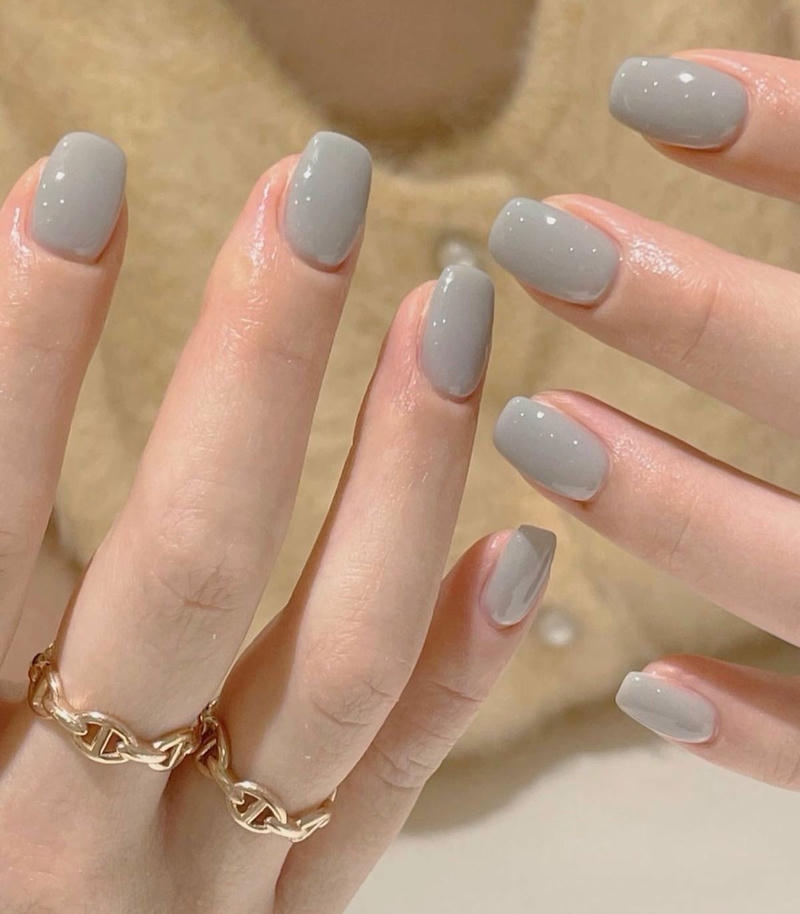 nail tay móng vuông trẻ trung