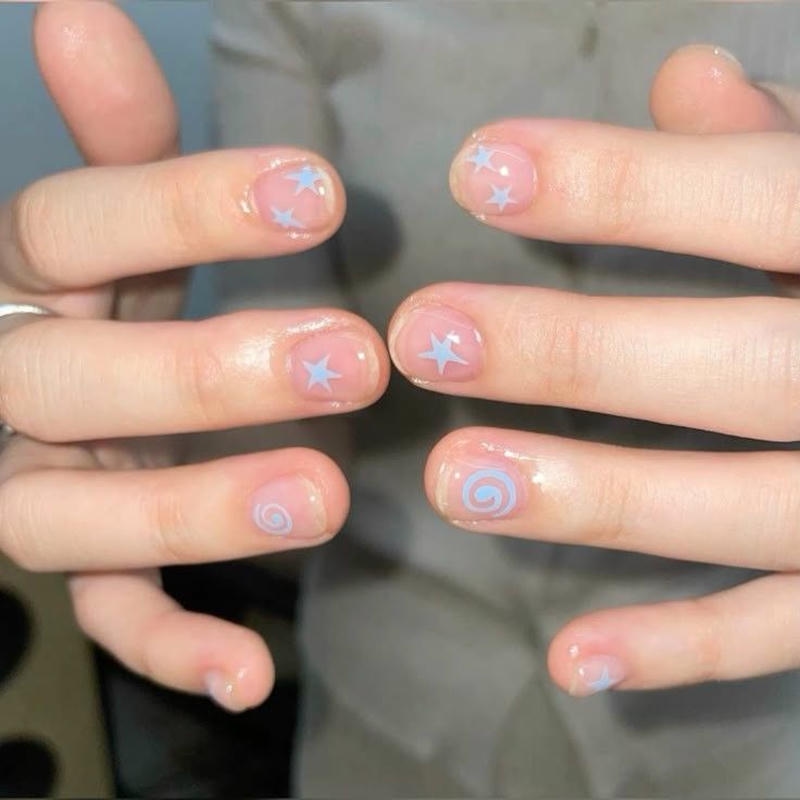 nail tay ngắn cực độc đáo